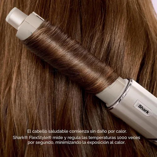 Vista 3 de Shark HD435 FlexStyle Sistema de Peinado y Secado con Aire, Potente Secador de Cabello y Multi-Estilizador con Rizadores de Envoltura Automática
