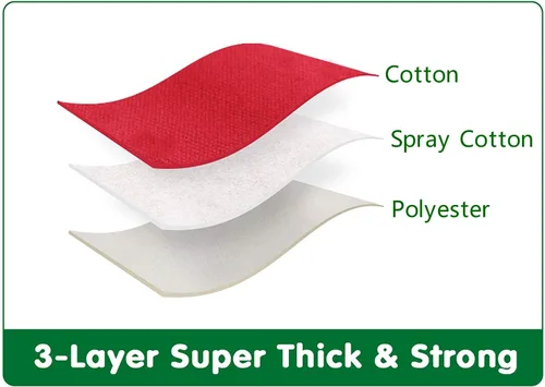 Vista 17 de Flash World Falda de árbol de Navidad grande de 36 pulgadas, cubierta suave de Navidad, decoración con cuello de copo de nieve, falda de árbol