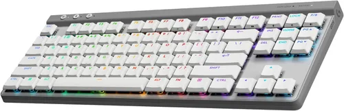 Vista 10 de Logitech G515 Teclado inalámbrico para juegos TKL, LIGHTSYNC RGB, diseño delgado Tenkeyless, teclas PBT Double-Shot, interruptores mecánicos Negro