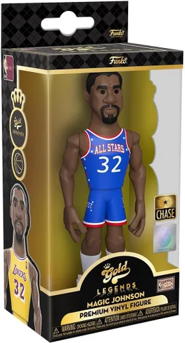 Vista 3 de Funko Leyendas de la NBA de oro de 5 pulgadas: Lakers - Magic Johnson (los estilos pueden variar)