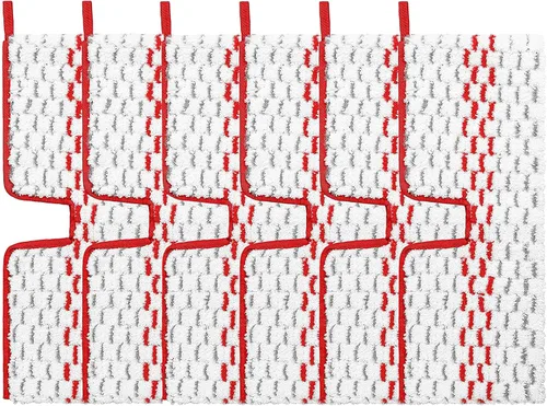 Paquete de 6 repuestos de microfibra lavables para trapeador de espray compatibles con almohadillas de repuesto O-Cedar ProMist MAX