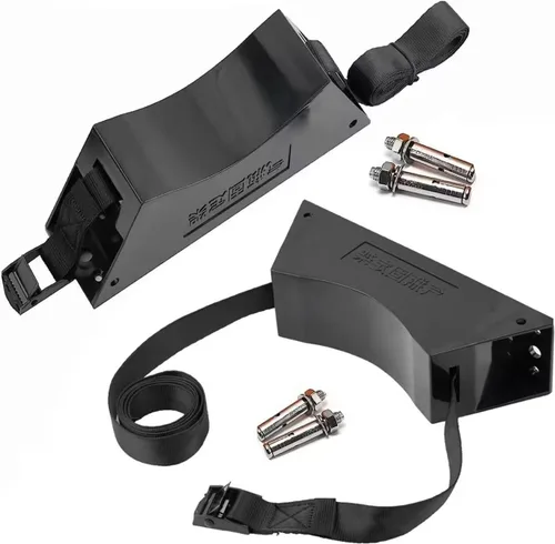 Soporte de pared cilíndrica, soporte de tanque de nitrógeno resistente con tornillos SUS 304 y correa de 59 pulgadas compatible con 4 a 12 pulgadas,