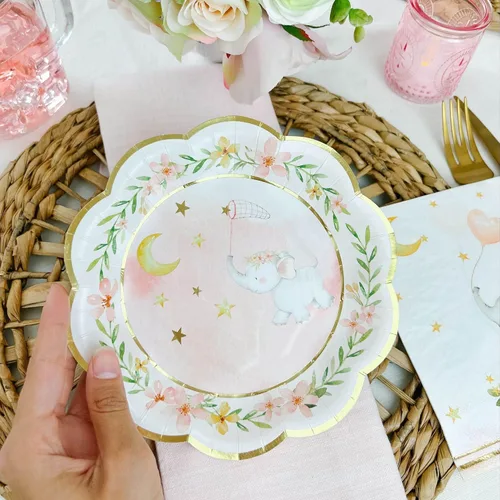 Vista 6 de Kate Aspen Tea Time - Platos de papel