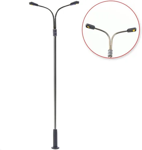 Vista 4 de LQS13W 10pcs modelo ferroviario tren lámpara poste calle luces HO OO TT escala LED nuevo