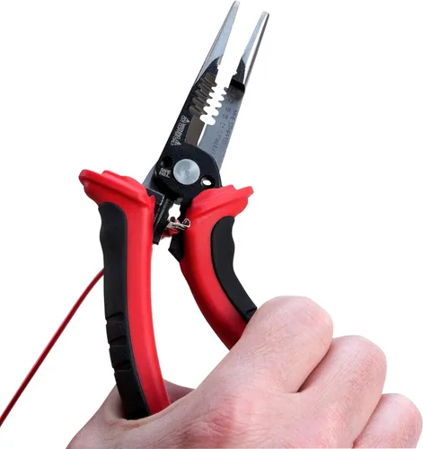 Vista 3 de Performance Tool W86505 - Herramienta eléctrica de múltiples cables de 8 pulgadas, corte, pela, engarza, gira y cizalla con facilidad