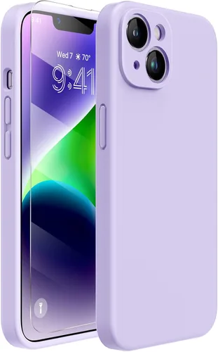 Vista 327 de Miracase Funda compatible con iPhone 12 y iPhone 12 Pro, goma de gel de silicona líquida, protección de cuerpo completo a prueba de golpes