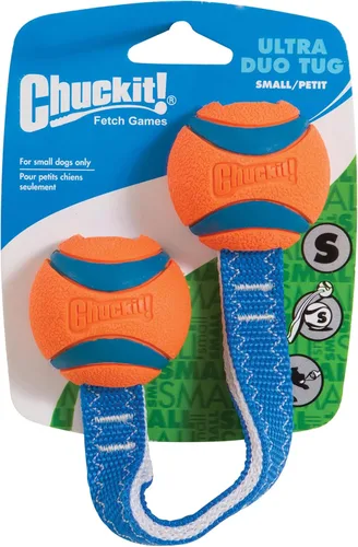 Chuckit! Ultra Duo - Juguete para perro para remolcar, pequeño juguete para interiores y exteriores