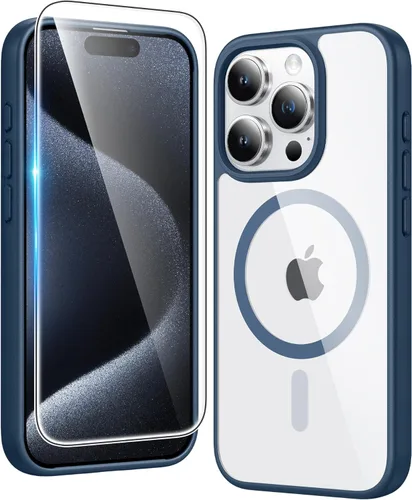 Vista 10 de FNTCASE para iPhone Air Case Clear: Fundas magnéticas para teléfono con protector de pantalla a prueba de caídas, compatibles con Magsafe, delgadas