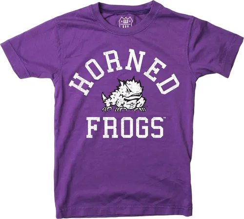 Vista 67 de Wes and Willy Camiseta de algodón orgánico de manga corta para niños de la NCAA