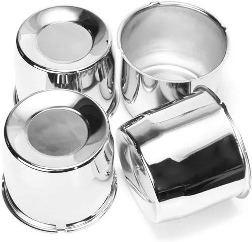 Vista 8 de 4 Piezas Tapas Centrales de Rueda de Remolque de 2.64 Pulgadas Push Through Diámetro de 2.64" Altura 2.4" para Rin de Camión SUV RV, Cubierta