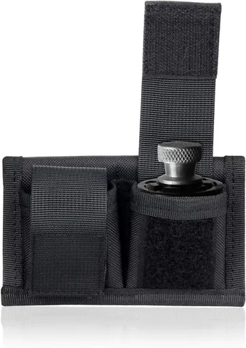 Vista 8 de Kosibate Estuche para Cinturón Speedloader de Nylon Táctico, Doble Cargador de Cinturón de Ajuste Universal .357 .44 La mayoría de .38 a .45 Colt