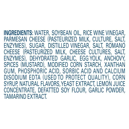 Vista 3 de Hellmann's Classics Caesar - Botellas de ensalada para aderezo de ensalada sin gluten, sin sabores artificiales, colores o jarabe de maíz con alto