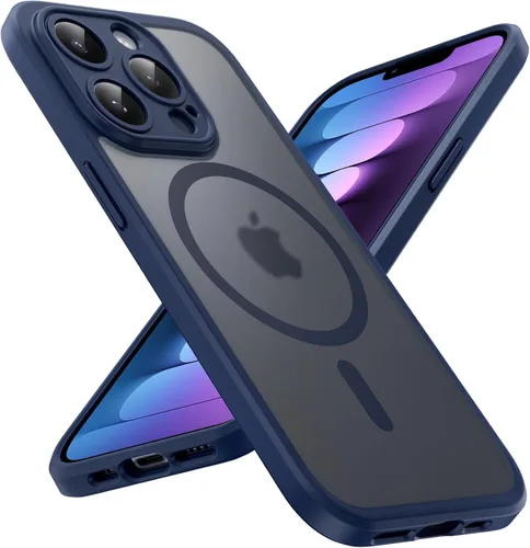 Vista 111 de TOCOL Funda magnética para iPhone 11, protección completa mejorada de la cámara, compatible con Magsafe, protección de grado militar, parachoques