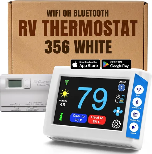 Vista 29 de MICRO-AIR EasyTouch - Termostato digital de repuesto para autocaravana, programable y fiable, habilitado para WiFi y Bluetooth, termostato