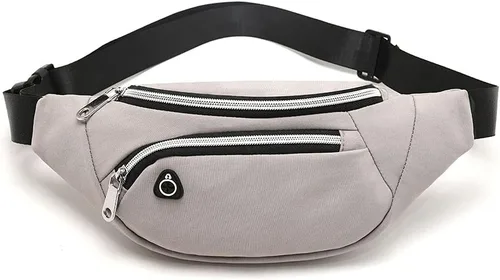 Vista 13 de Riñonera para hombres y mujeres, riñonera para entrenamiento, viajes y correr.