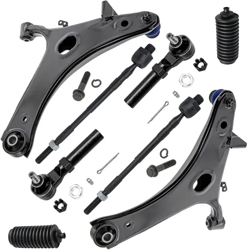 Vista 144 de Detroit Axle - Kit de brazos de control de extremo de 8 piezas para Toyota 2001-2003 Highlander 2002-2003 Camry Lexus ES300, 2 brazos de control