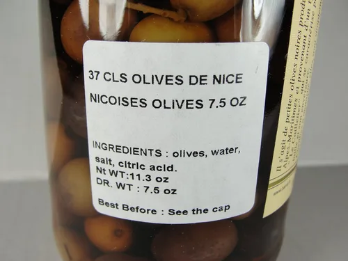 Vista 3 de Barral Aceitunas Negras Curadas con Hierbas Provenzales 7.05 oz