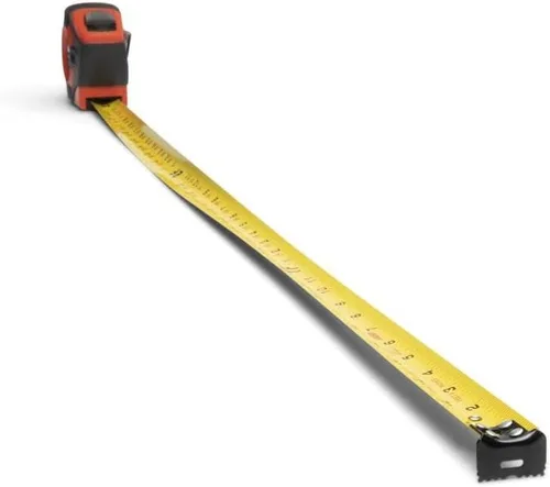 Vista 5 de Crescent Lufkin 1" x 25' P1000 Series Hi-Viz® Orange Engineer's Yellow Clad A4 Blade Power Return Tape Measure - PHV1425DN