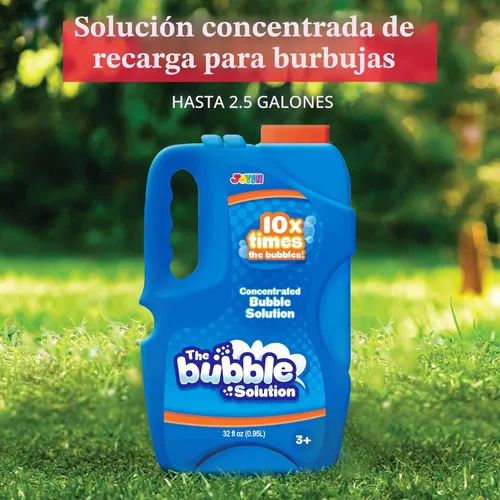 Vista 2 de JOYIN Solución concentrada de burbujas de 32 onzas para máquinas de burbujas (hasta 2.5 galones), repuestos de solución concentrada para máquinas