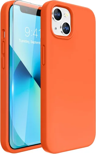 Vista 137 de Miracase Funda compatible con iPhone 12 y iPhone 12 Pro, goma de gel de silicona líquida, protección de cuerpo completo a prueba de golpes