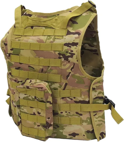 Vista 7 de FixtureDisplays® Chaleco ajustable de Airsoft Paintball Chaleco Chaleco 20-24" H, Hasta 50" Circunferencia de la Cintura 16939NEW-NPF