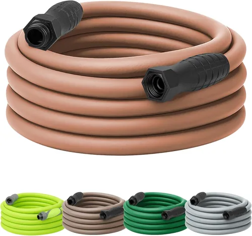 Vista 23 de Flexzilla - Manguera de jardín con mango giratorio, 5/8 pulgadas x 100 pies, manguera de agua ligera para todo tipo de clima, resistente y flexible