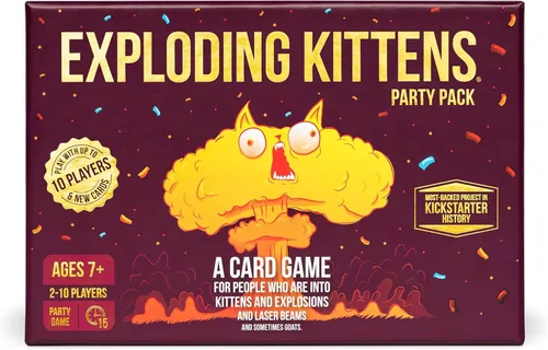Vista 10 de Exploding Kittens Edición original – 2 – 5 jugadores – A partir de 7 años – 15 minutos para jugar – Juego de cartas de alto riesgo – Juego