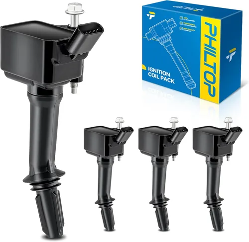 Vista 18 de PHILTOP UF504 Paquete de Bobina de Encendido Compatible con Ram 1500 Classic 2500, Dodge Ram 1500 Charger Challenger Durango, Jeep Grand Cherokee