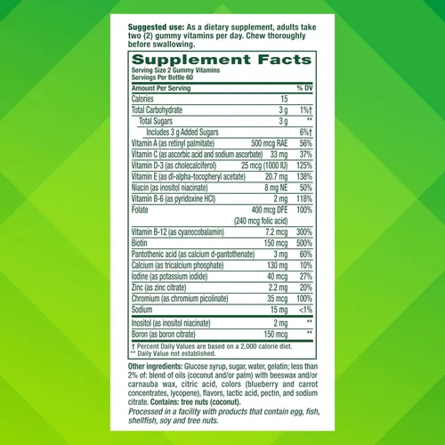 Vista 7 de Vitafusion Gomitas de vitaminas para adultos para mujeres, 120