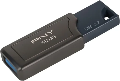 PNY Unidad flash USB 3.2 Gen 2 PRO Elite V2 de 512 GB - 600MB/s