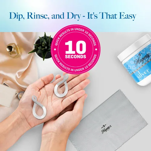 Vista 2 de Hagerty 15507 limpiador de plata, color blanco (7 oz).