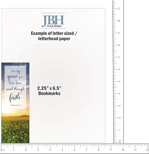 Vista 8 de Marcadores de versículos bíblicos con Escrituras completas, paquete de 48