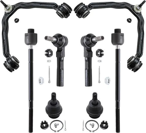 Vista 175 de Detroit Axle - Kit de brazos de control de extremo de 8 piezas para Toyota 2001-2003 Highlander 2002-2003 Camry Lexus ES300, 2 brazos de control
