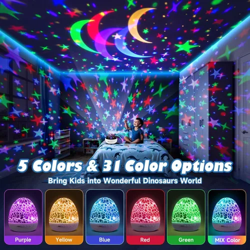 Vista 4 de PIKOY Luz nocturna para guardería con sonidos