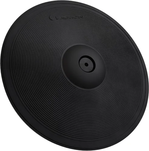 Vista 11 de Lemon Almohadilla de platillo electrónico de doble zona de 9 pulgadas con estrangulador – Platillo de acento compacto/FX para kits de batería