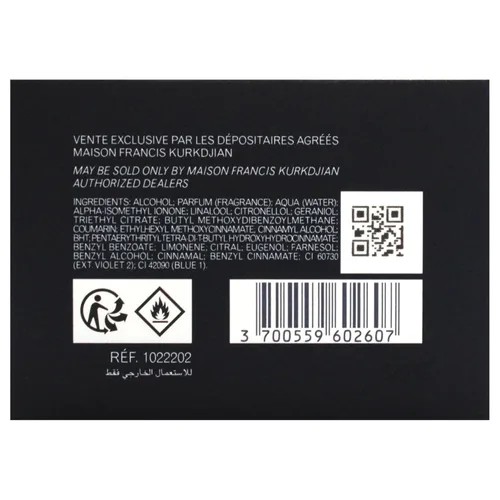 Vista 7 de Maison Francis Kurkdjian Oud Satin Estado de ánimo Eau de Parfum Perfume en espray 70ml/2.4oz