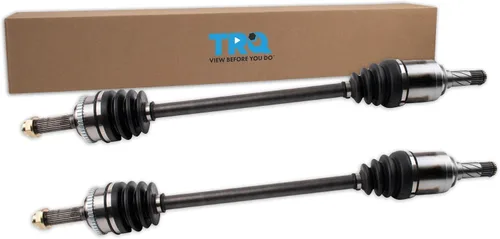 Vista 65 de TRQ Juego de conjunto de eje de transmisión CV delantero para conductor y pasajero, 2 piezas, compatible con Ford Explorer 4WD 95-01, Explorer AWD