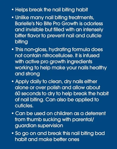 Vista 3 de Esmalte para uñas Barielle no morder pro Crecimiento, 0.5 Onzas
