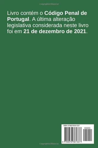 Vista 2 de Código Penal Português 2021 (Portuguese Edition)