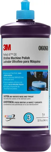 3M Perfect-It - Pulidor ultrafino para máquina, 06068, 32 onzas líquidas, esmalte de pintura, pulido de calidad profesional automotriz
