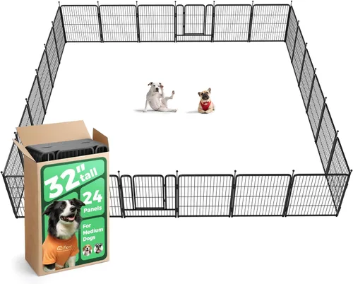 Vista 77 de FXW Rollick - Corralito para perros para patio, campamento con casa rodante, patentado, 24 pulgadas, 2 paneles