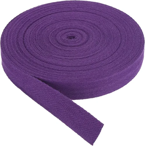 Vista 225 de PATIKIL Cinta de sarga de algodón de 1 pulgada, 50 yardas, cinta de algodón, cinta de encuadernación al bies, cinta de espiga para costura, Verde