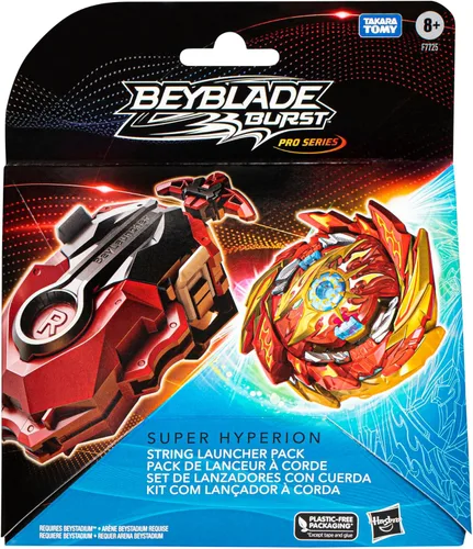 Vista 3 de Beyblade Burst Pro Series Super Hyperion - Lanzador de cuerdas para niños y niñas de 8 años