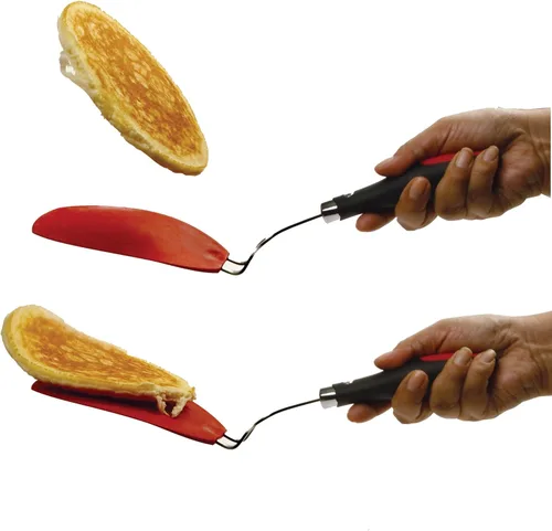 Vista 2 de Norpro 1417R Grip-EZ Flexible Pancake Spatula Red, 33.5cm x 16cm x 13cm