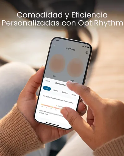 Vista 6 de eufy Security Extractor de leche portátil con calefacción S1 Pro, manos libres delgado con tecnología HeatFlow líder en la industria, funda de carga