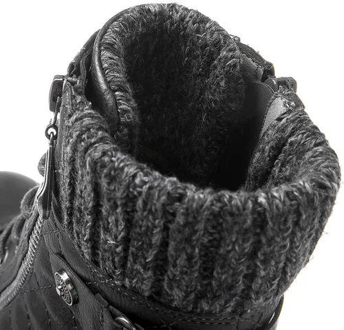 Vista 3 de GLOBALWIN Botines al tobillo para mujer Botas de moda estilo combate Botas de otoño para mujer Cómodas con tacón bajo