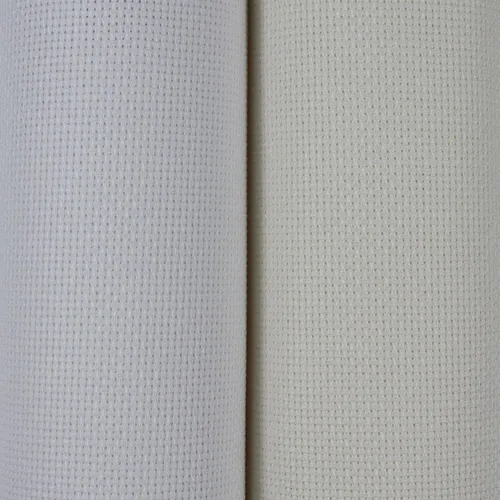 Vista 161 de KCS 2 piezas de tela de costura de algodón Aida de punto de cruz de 15 x 18 pulgadas (blanco antiguo, 14 unidades)