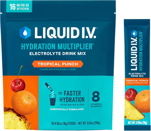 Vista 13 de Liquid I.V.® Hydration Multiplier - Pera Mezcla en polvo de electrolitos para bebida 1 paquete (16 porciones)