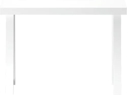 Vista 6 de Plank+Beam Mesa consola de madera maciza, 46 pulgadas, mesa de sofá, mesa de entrada estrecha para pasillo, detrás del sofá, sala de estar, Blanco