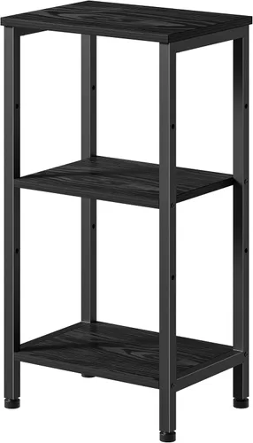 Vista 10 de Asgolion Mesa auxiliar redonda, mesa de bebidas de altura ajustable para espacios pequeños, mesa de Martini con pedestal, mesas de cóctel, base